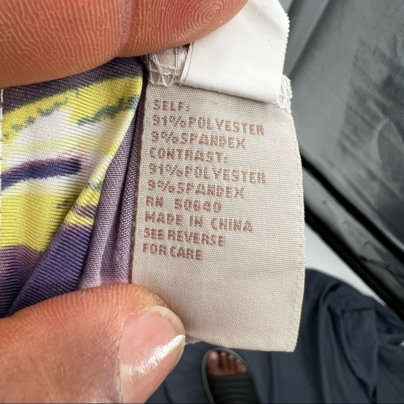 Jonathan Martin abstract print dress belted 10 - Picture 11 of 12